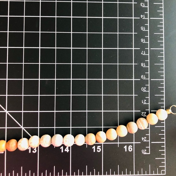 Modern Vintage Jasper Stone Bead Necklace - Picture 9 of 12